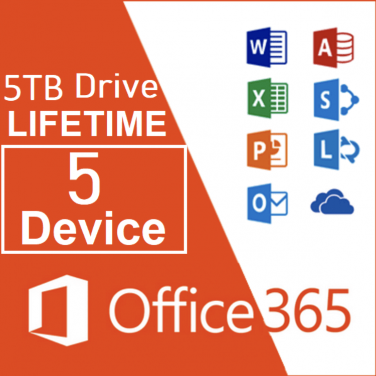 Office 365 ProPlus 5pc + 5TB OneDrive + MS TEAMS