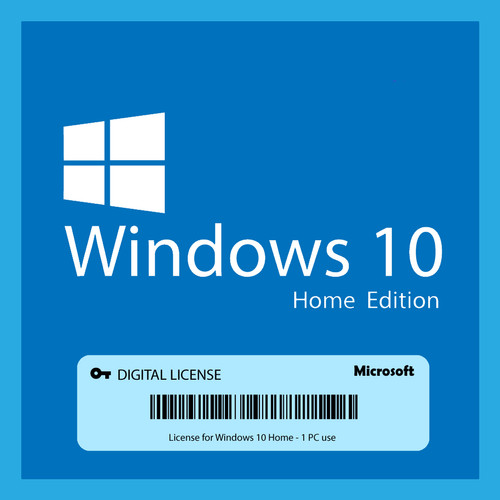 Windows 10 Home Key Retail License 32/64-Bit