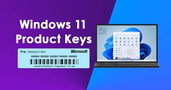 Windows 11 Pro and Home All Versions Retail License 32/64-Bit Key