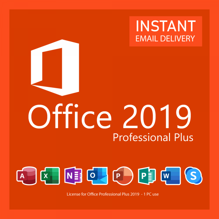 Office 2019 Professional Plus Retail Email Bind Lifetime Activation License Key